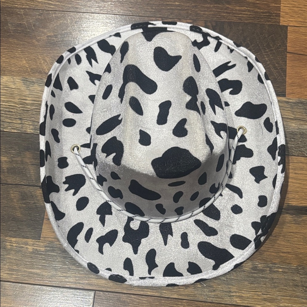 Black and White Cowboy Hat
